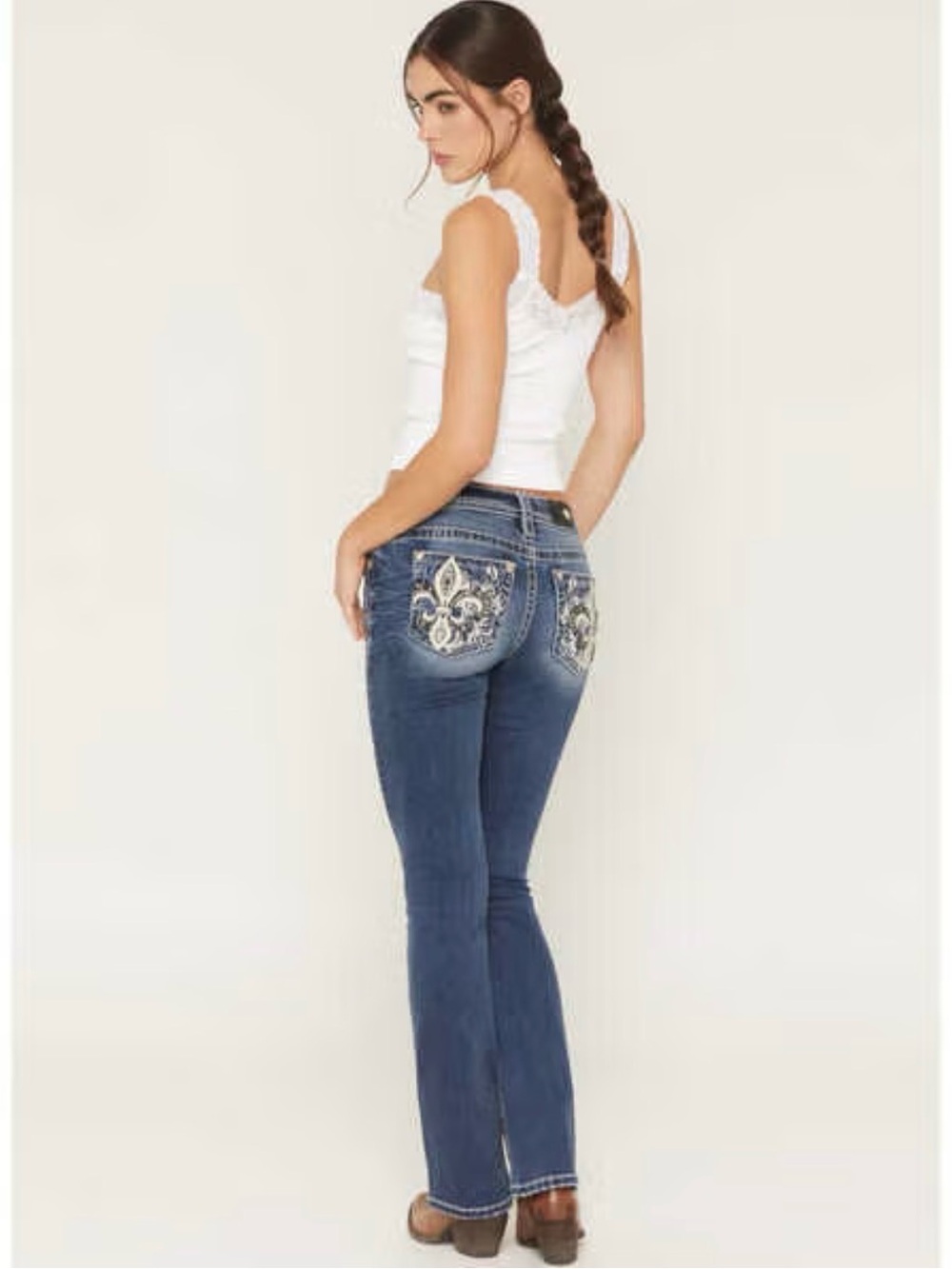 Dark Blue Women's Bootcut Jeans